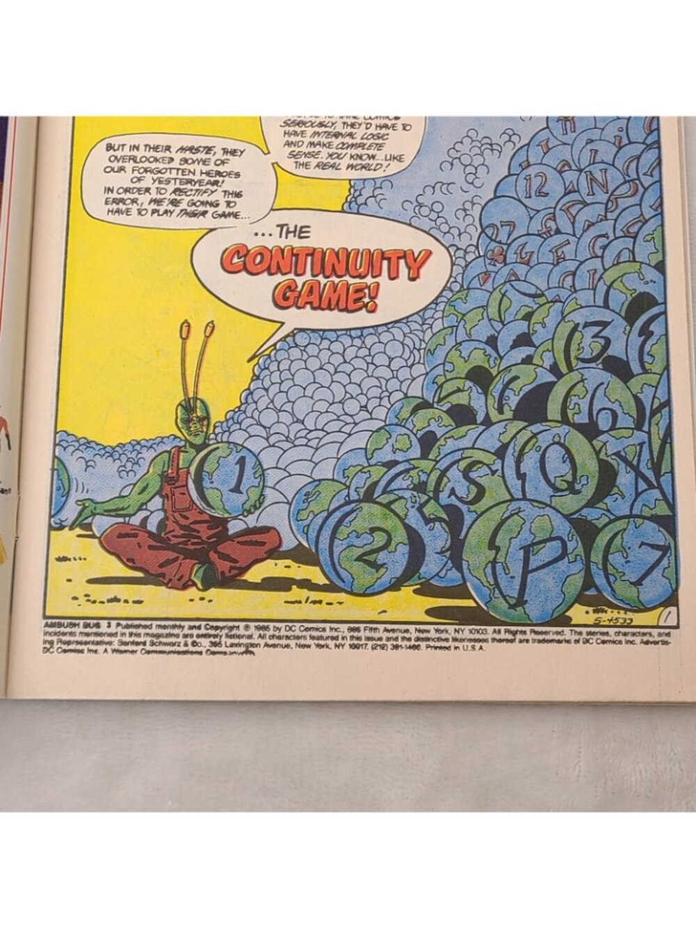 Ambush Bug 3 DC Comics 1985 FN/VF 7.0 Keith Giffen Newsstand - Picture 4 of 9